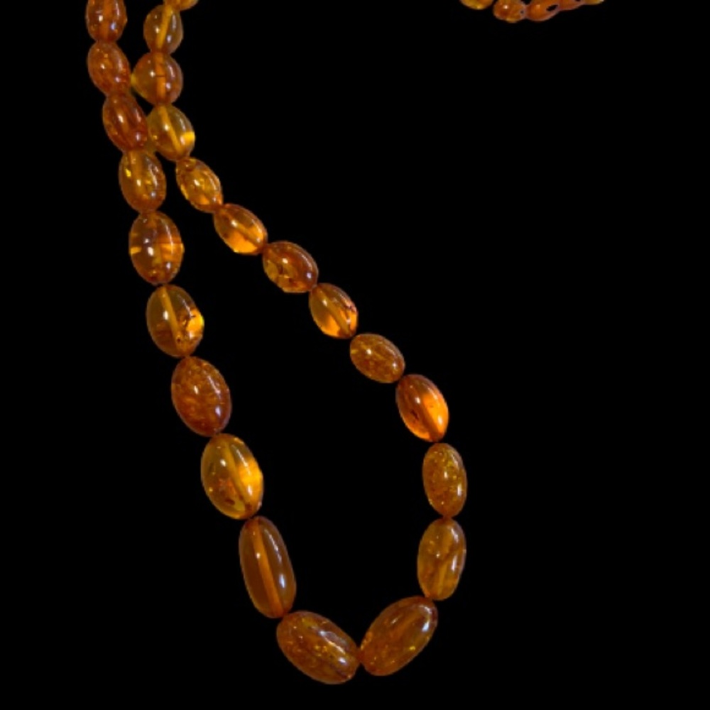 Vintage Natural Baltic amber bead necklace - Picture 2 of 12